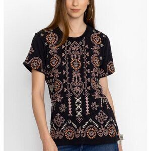 NWT Johnny Was Faye Crew Neck Tee